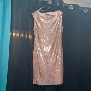NEW pink sequin dress